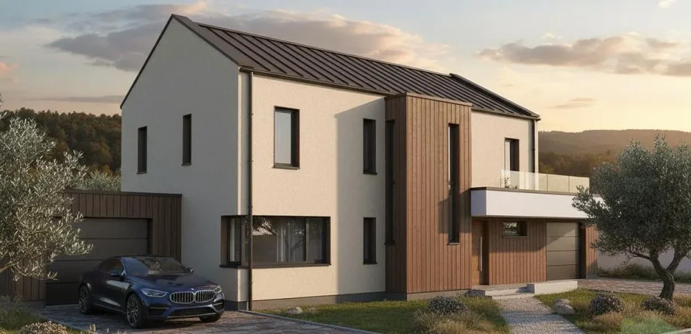 Проект Двухэтажный дом 16 на 11, 177 м2