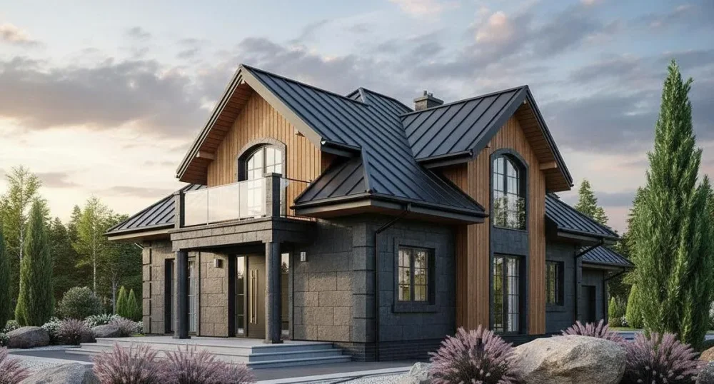 Проект Двухэтажный дом 17 на 12, 322 м2