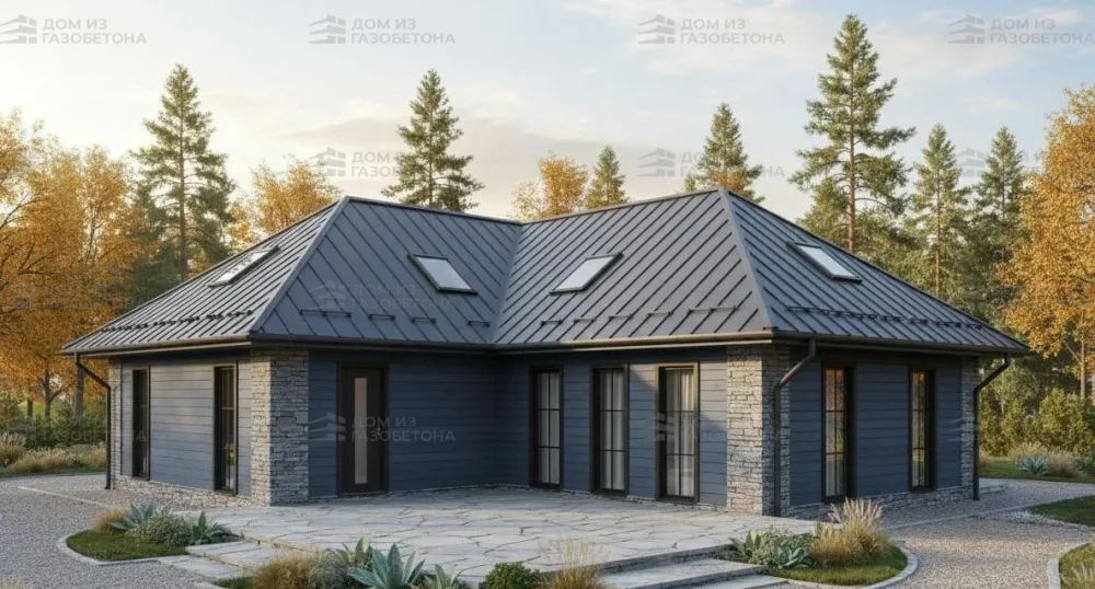 Проект Двухэтажный дом 14 на 15, 171 м2